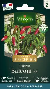 Poivron Balconi HF1 - Graines d'Exception